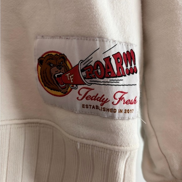 Teddy Fresh College‎ Flunk Out Cream Sweatshirt Unisex Size L - Picture 3 of 11